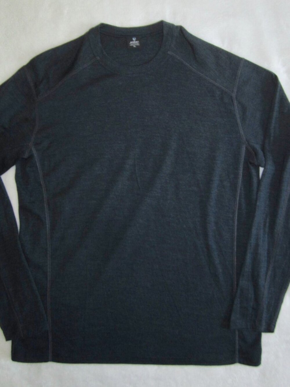 KUHL 100% Merino Wool Crewneck Long Sleeve Base Layer Shirt Men's Large - Picture 2 of 9